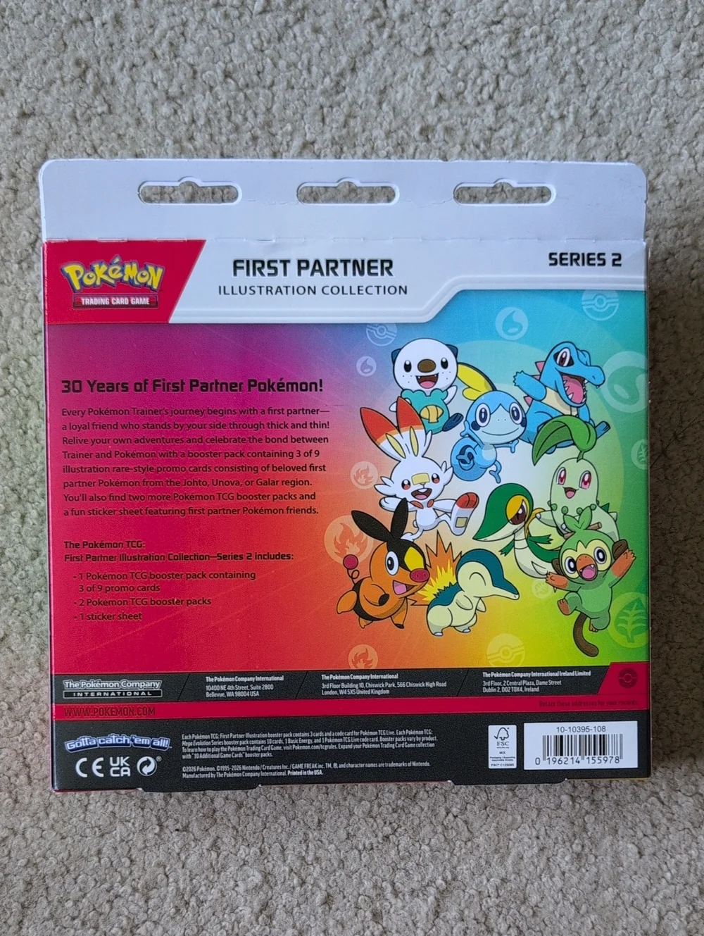 Pokemon First Partner Illustration Collection  Series 2 SEALED